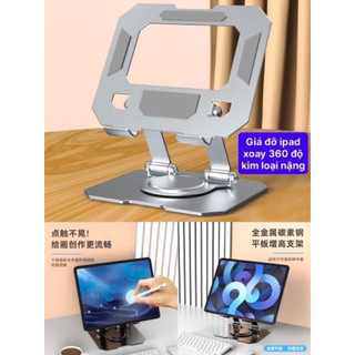 giá đỡ ipad , máy tính bảng chất liệu nhôm , xoay 360 độ