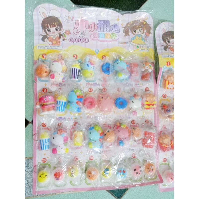 Sỉ vỉ rút thăm squishy 32 con