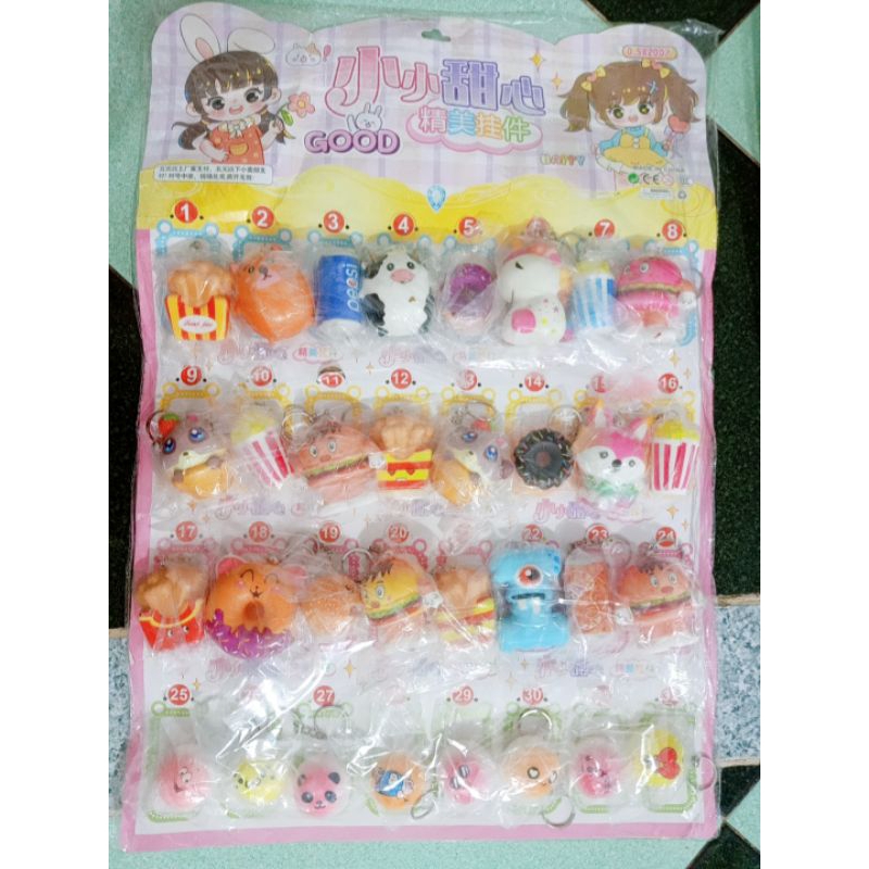 Sỉ vỉ rút thăm squishy 32 con