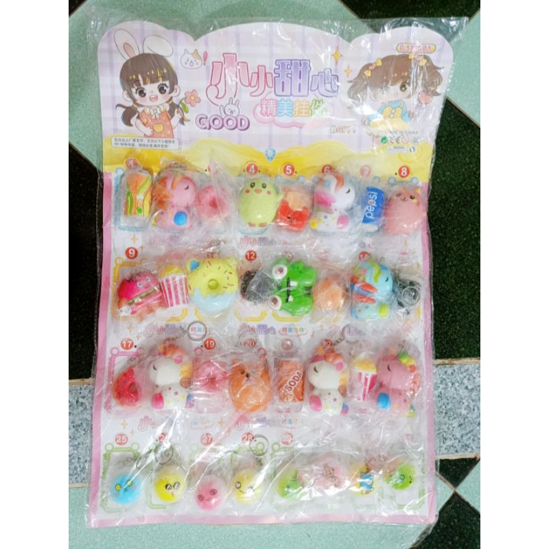 Sỉ vỉ rút thăm squishy 32 con