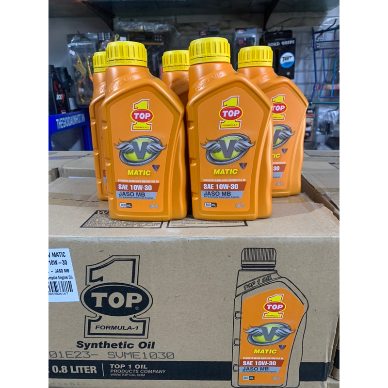 Nhớt xe ga TOP 1 ACTION MATIC 10W30 800ML mẫu mới - Nhập khẩu Indonesia