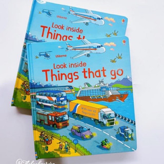 BỘ QUÀ TẶNG USBORNE LOOK INSIDE THINGS THAT GO
