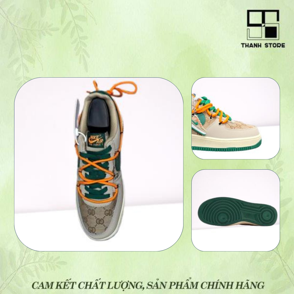 Giày thể thao nam nữ giày AIR FORCE 1 LOW GUCCI giày AF1 _ hàng xuất khẩu thời trang đẹp - NAF1LG