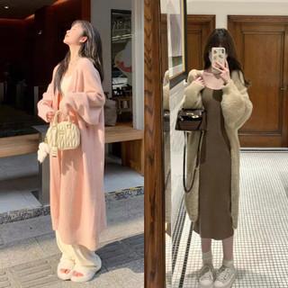 Áo khoác len dáng dài dày dặn tôn dáng style Hàn Quốc Dory’s Closet