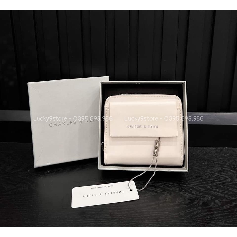 Ví gập, ví nữ nắp gập mini nhiều ngăn thời trang nữ full box - Lucky9store