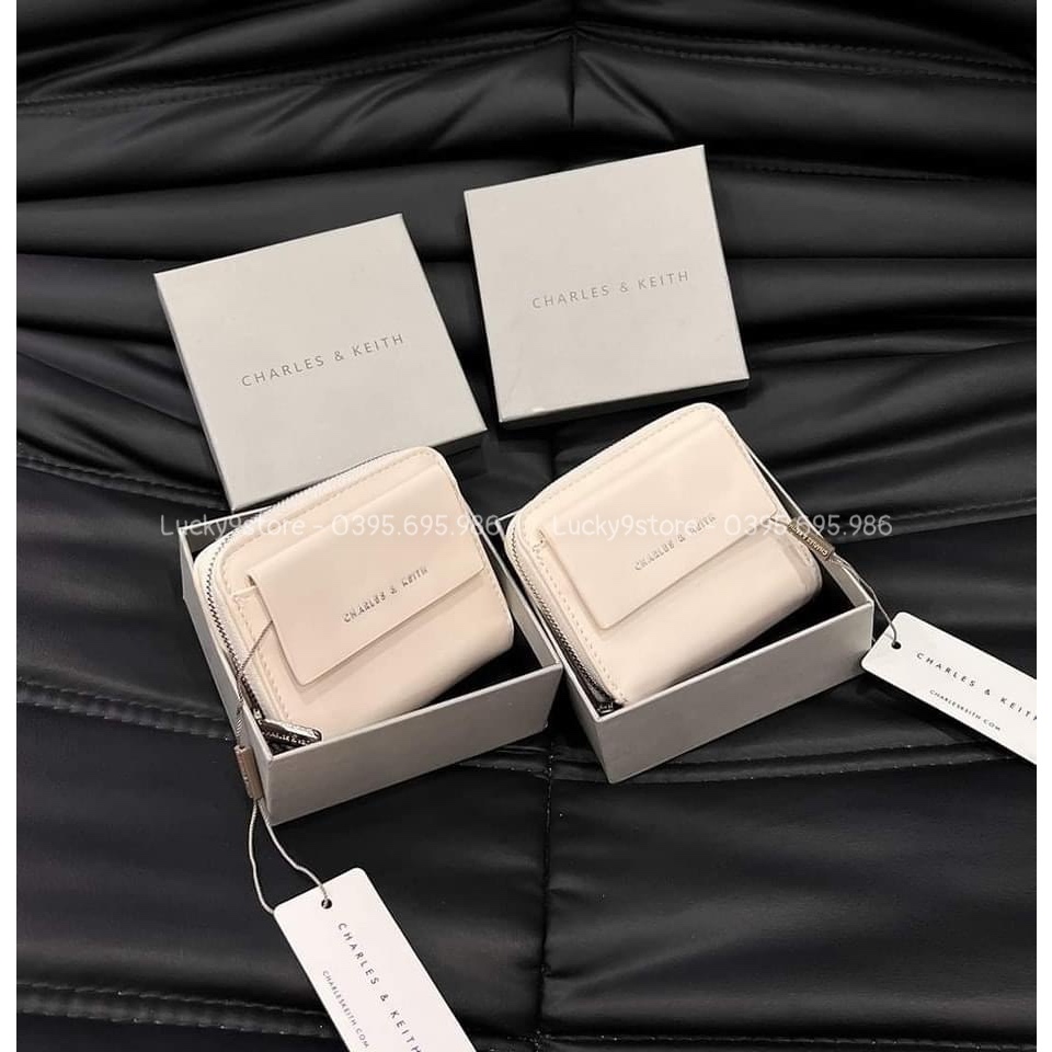 Ví gập, ví nữ nắp gập mini nhiều ngăn thời trang nữ full box - Lucky9store