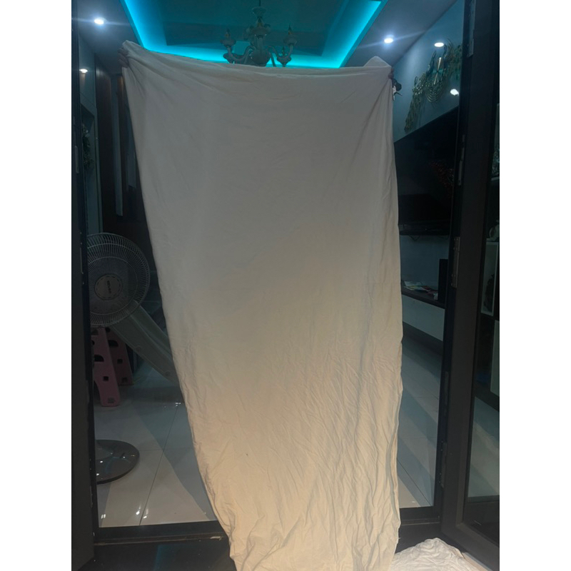 MỘC vải thun 4c tồn kho màu kem/be