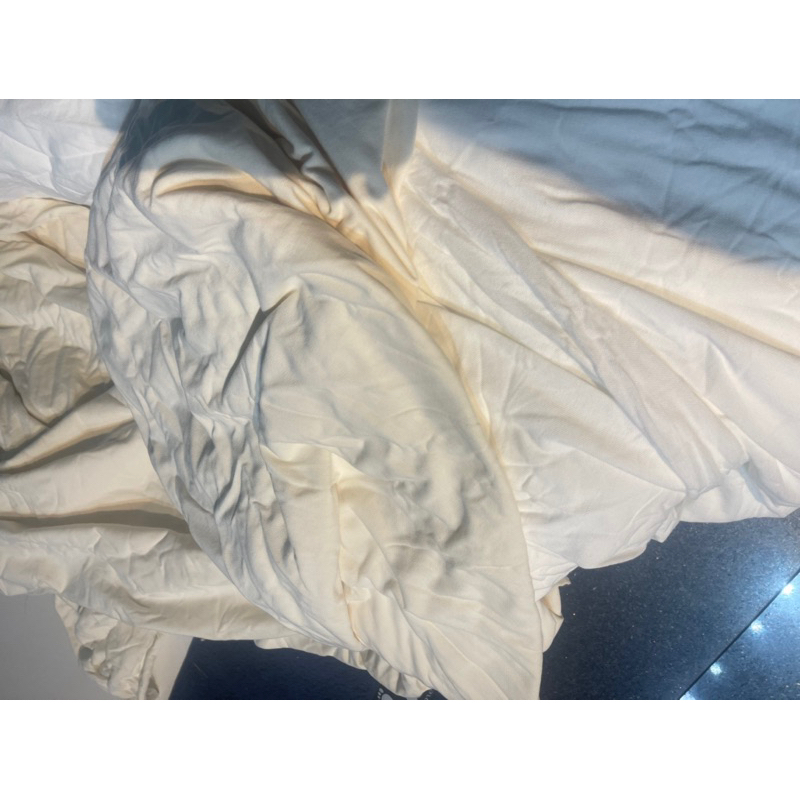 MỘC vải thun 4c tồn kho màu kem/be