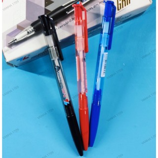 Thiên Long [05 cây] Bút Bi TL023 Mực Xanh, Đen và Đỏ 0.8mm.