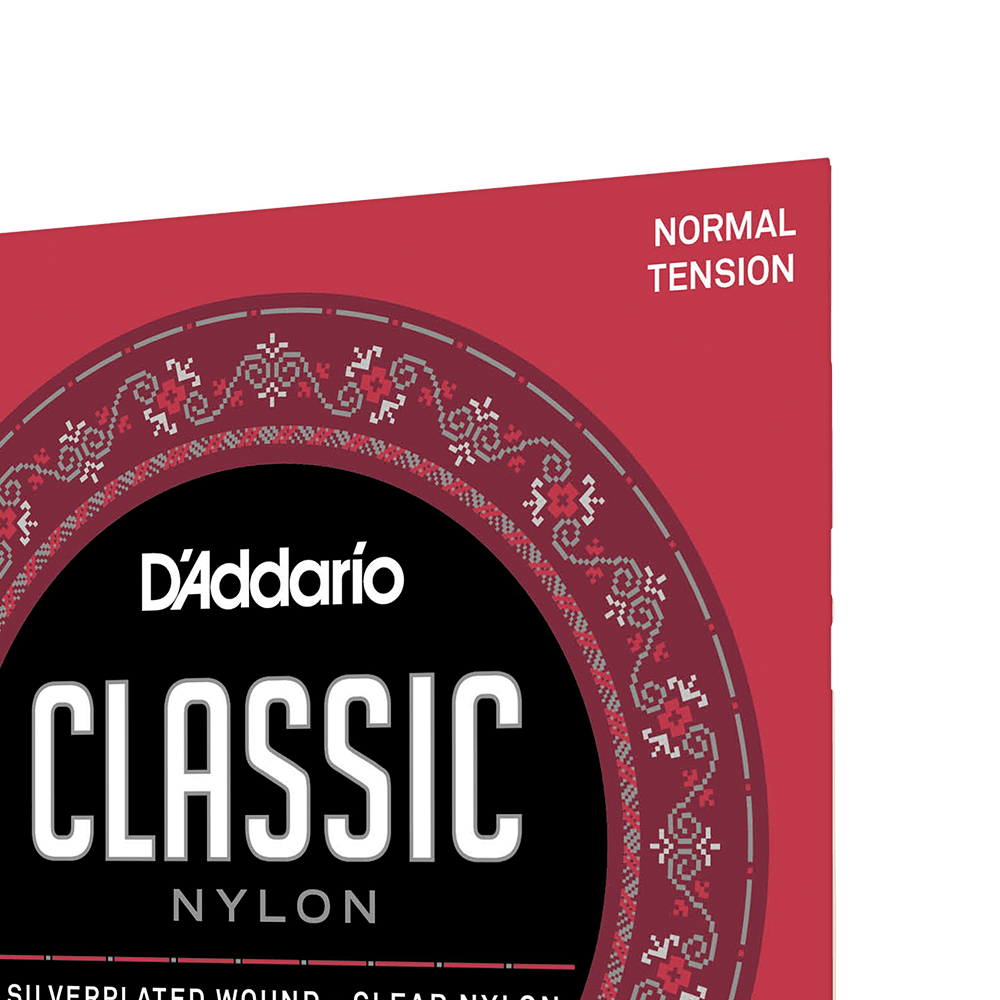 Bộ dây đàn Guitar Classic, Classical - D'Addario EJ27N - Normal Tension, Clear Nylon