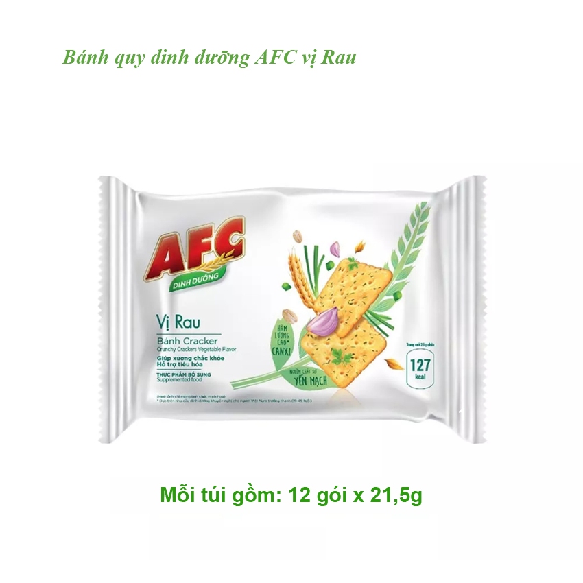 Bánh quy dinh dưỡng AFC vị rau củ