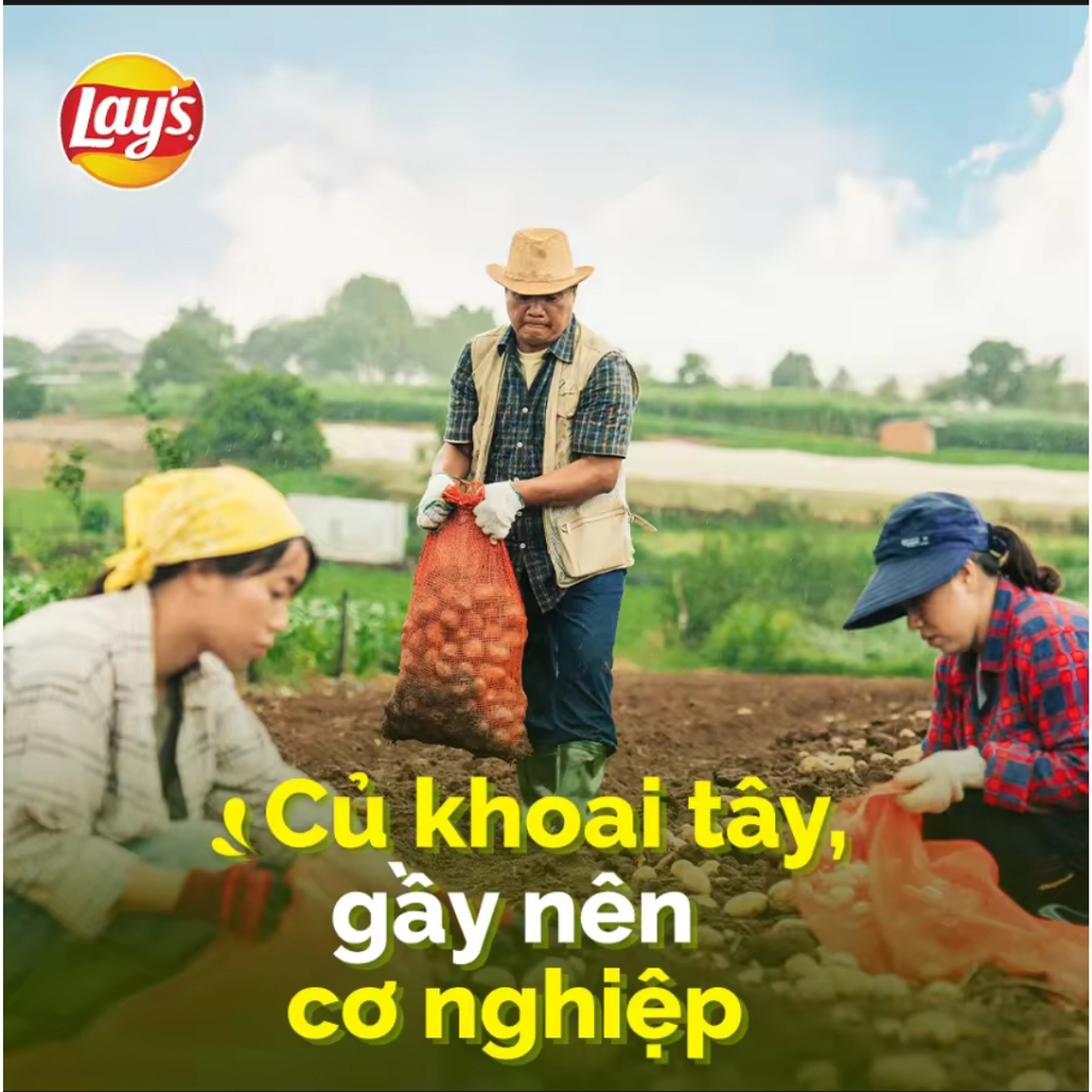 Snack Khoai Tây Miếng Lay's Stax nhiều Vị, 100g / lon
