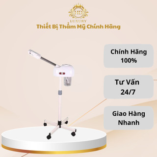 Máy Xông Hơi Mặt, Xông 1 Cần Nóng, Xông 1 Cần Có Hẹn Giờ, Xông D-199 Xông Có Ngăn Xông Thảo Dược Cho Spa