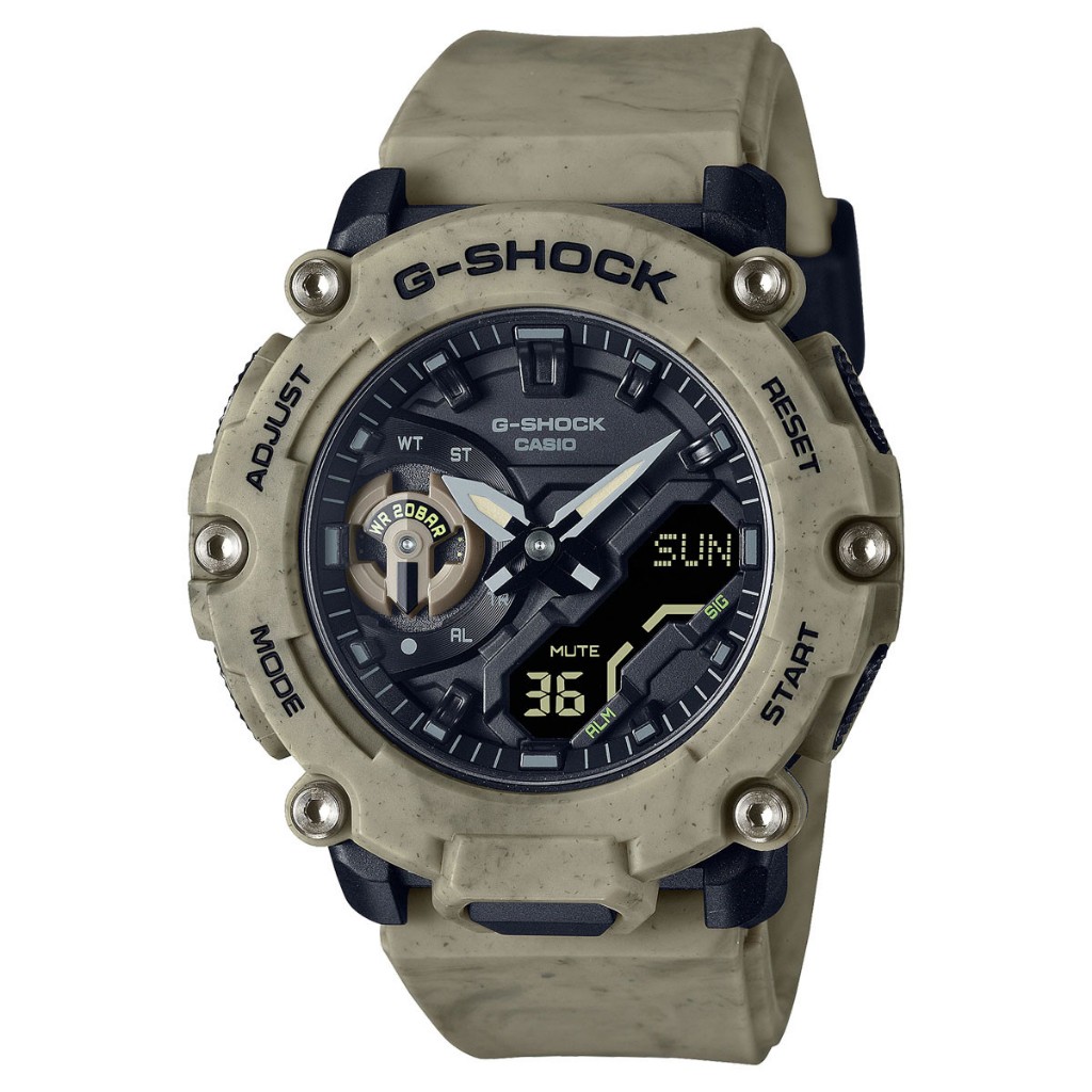 Đồng Hồ Điện Tử Nam Casio G-Shock WATCHSTORE GA-2200SL-5ADR Thiết Kế Mặt Kính Khoáng 47mm, Vỏ Và Dây Nhựa Bền Bỉ