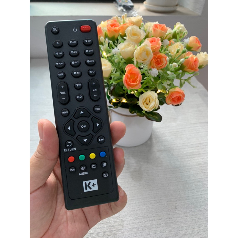 Điều khiển đầu thu truyền hình kĩ thuật số vệ tinh K+ kplus- Hàng tốt