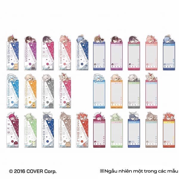 Phụ Kiện Anime Bookmark Collection Hololive - Vol 1