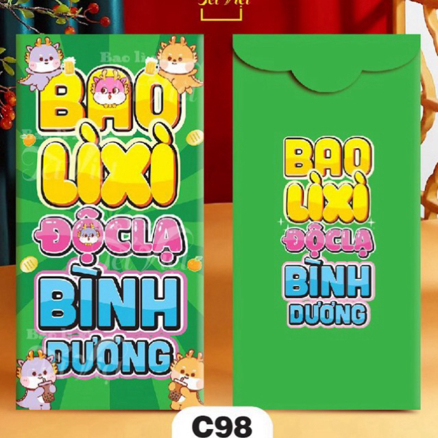 Bao Lì Xì Hot Trend Rồng Tết 2024⚡Hàng Đẹp⚡ Loại Lớn Dày Đẹp được chọn mẫu