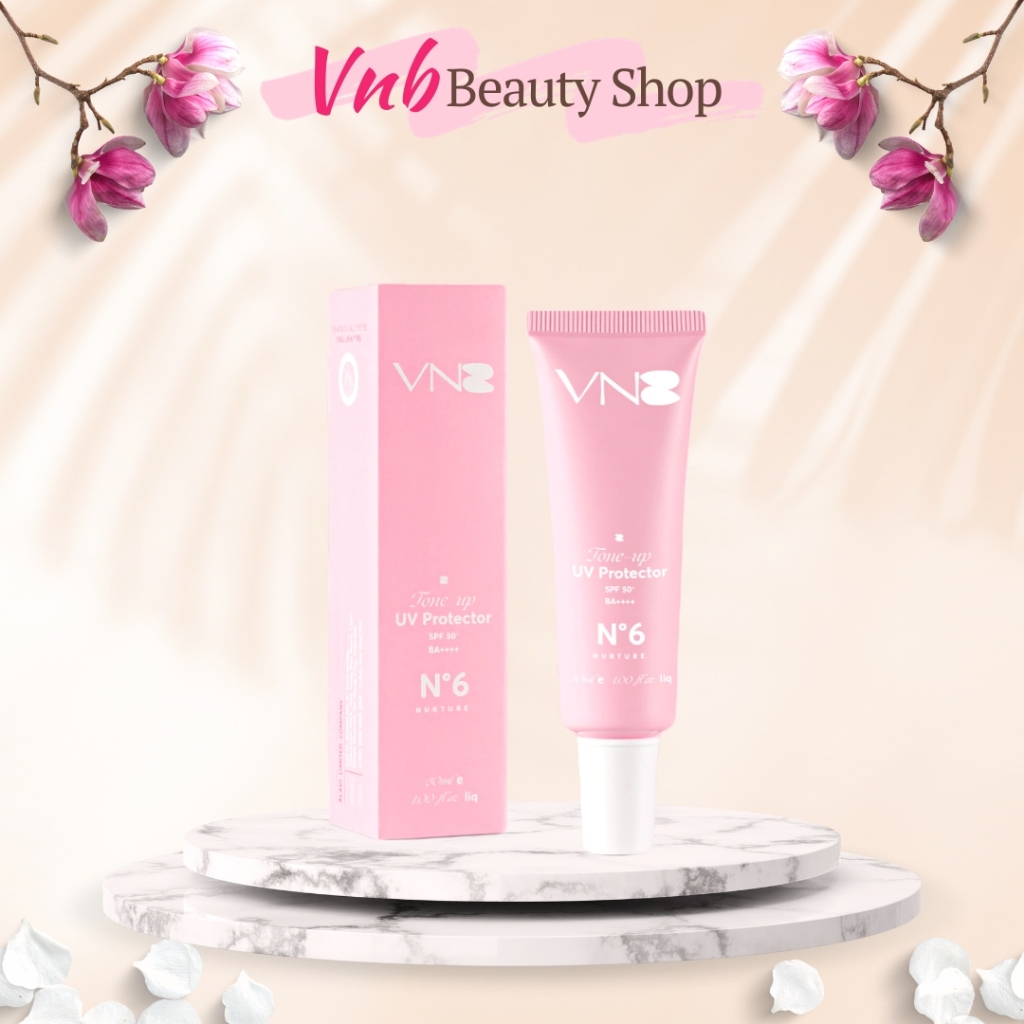 Kem Chống Nắng Dạng Nhẹ VNB Chính Hãng Tone Up Uv Protector SPF 50+ Dưỡng Trắng Da Dịu Nhẹ Dành Cho Da Nhạy Cảm