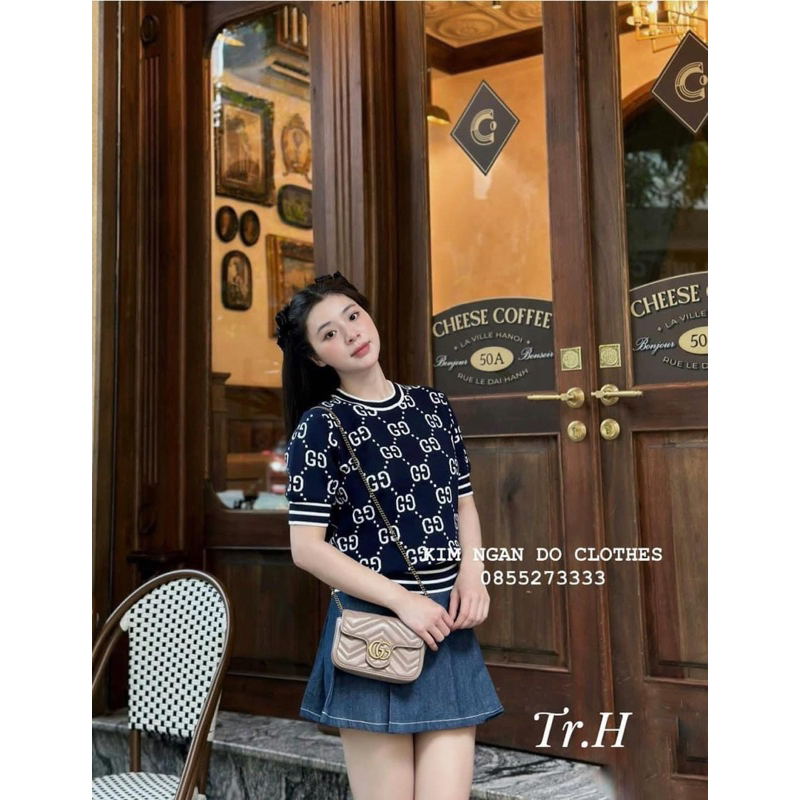 ÁO LEN CỘC KẺ VIỀN