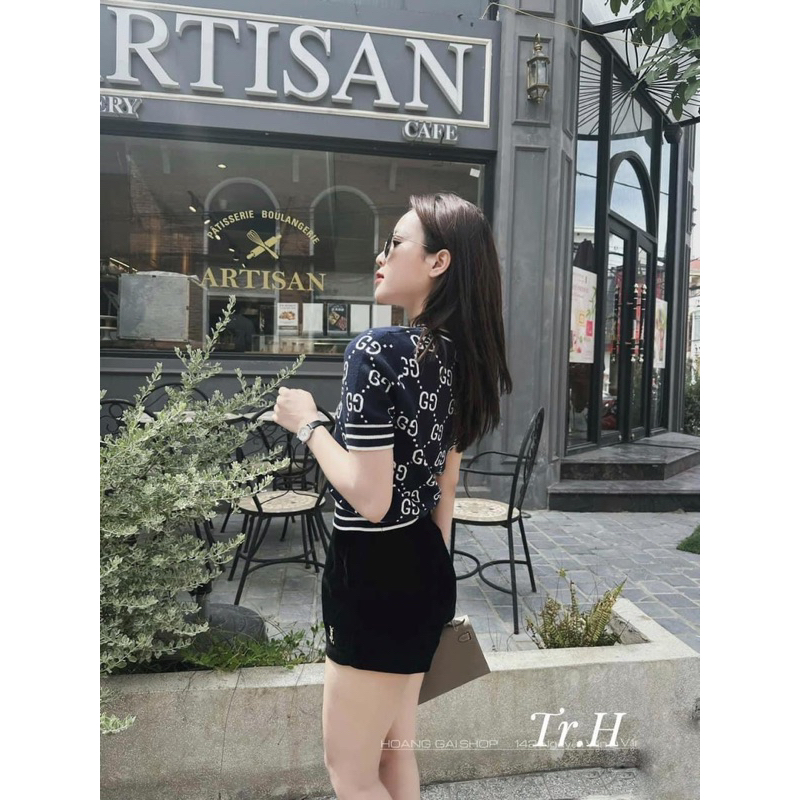 ÁO LEN CỘC KẺ VIỀN