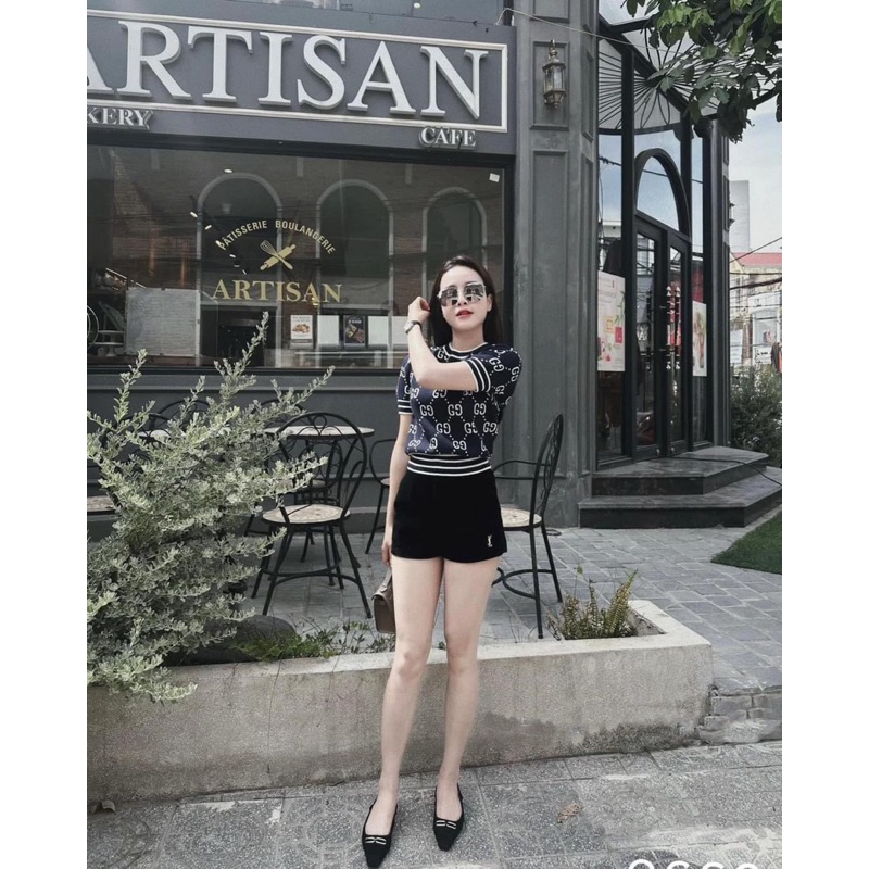 ÁO LEN CỘC KẺ VIỀN