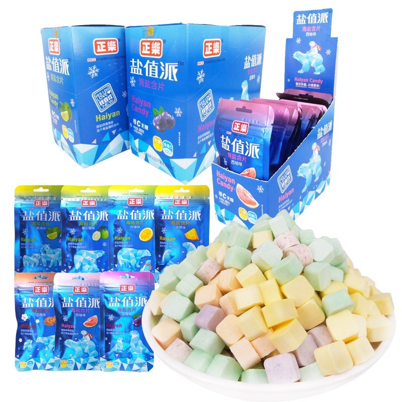Kẹo ngậm hoa quả mát lạnh haiyan 1 gói 30 viên