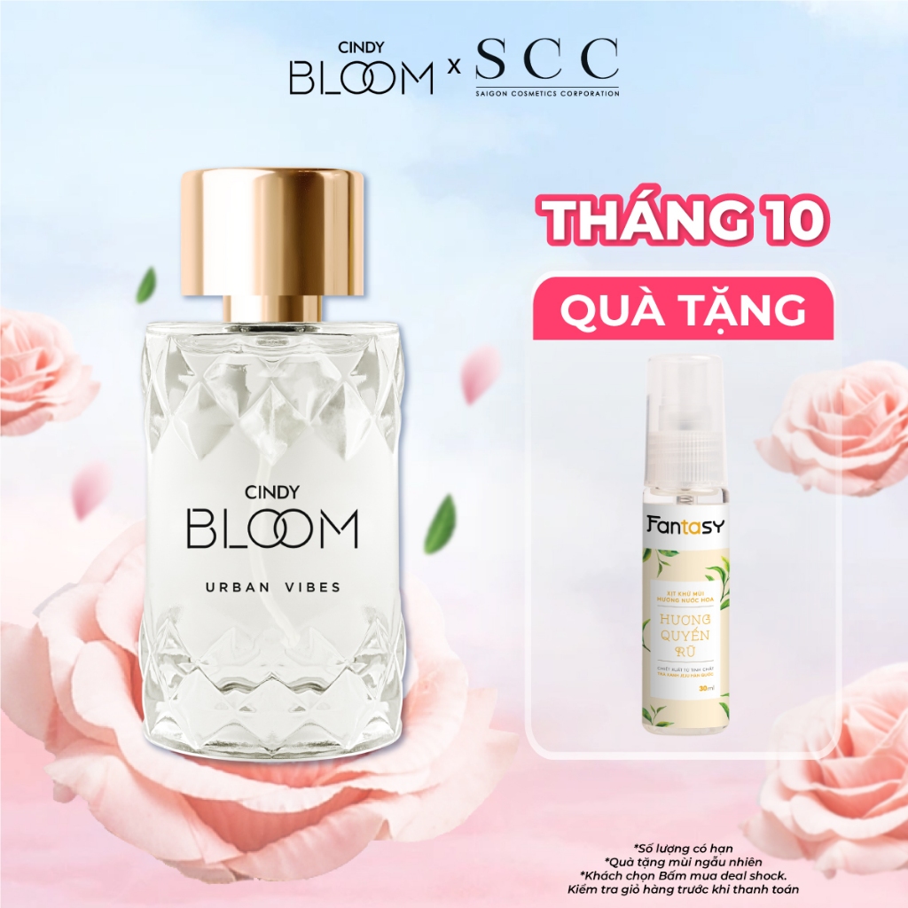 Nước hoa nữ Cindy Bloom Urban Vibes hương tự tin cuốn hút 50ml