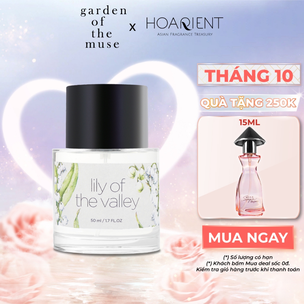 Nước hoa nữ Garden Of The Muse - Lily Of The Valley EDP 50ml - Hương Hoa Linh Lan