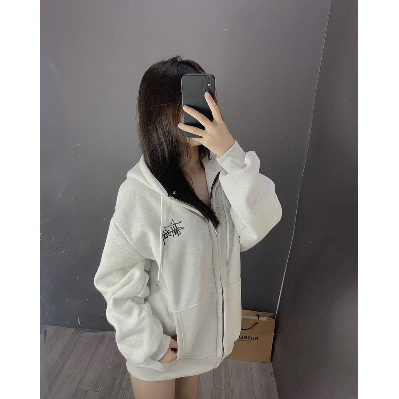 Áo hodie zip