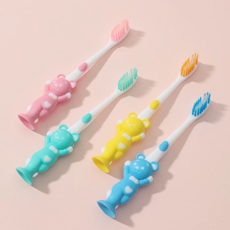 Set 4 bàn chải hình thú cho bé