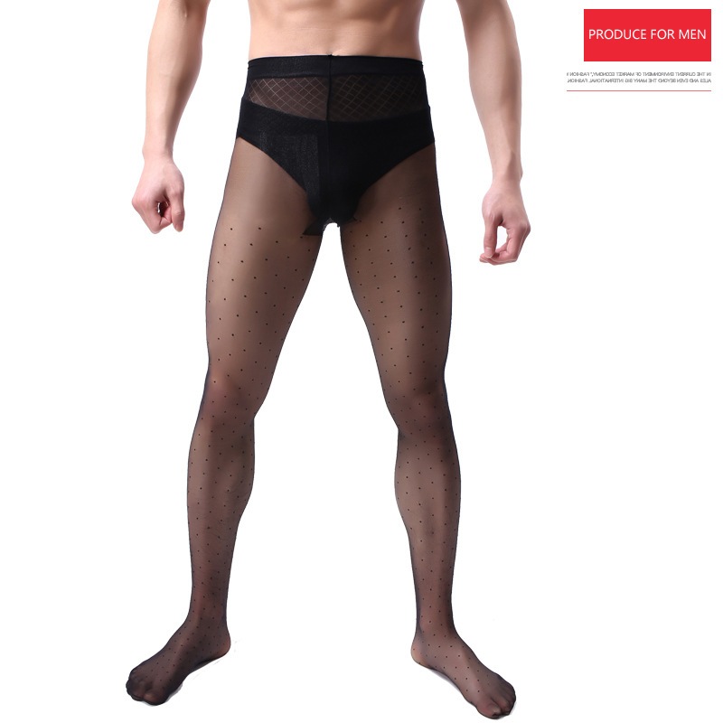 QT016_Quần Tất Nam Chấm Bi_Che Tên Sản Phẩm