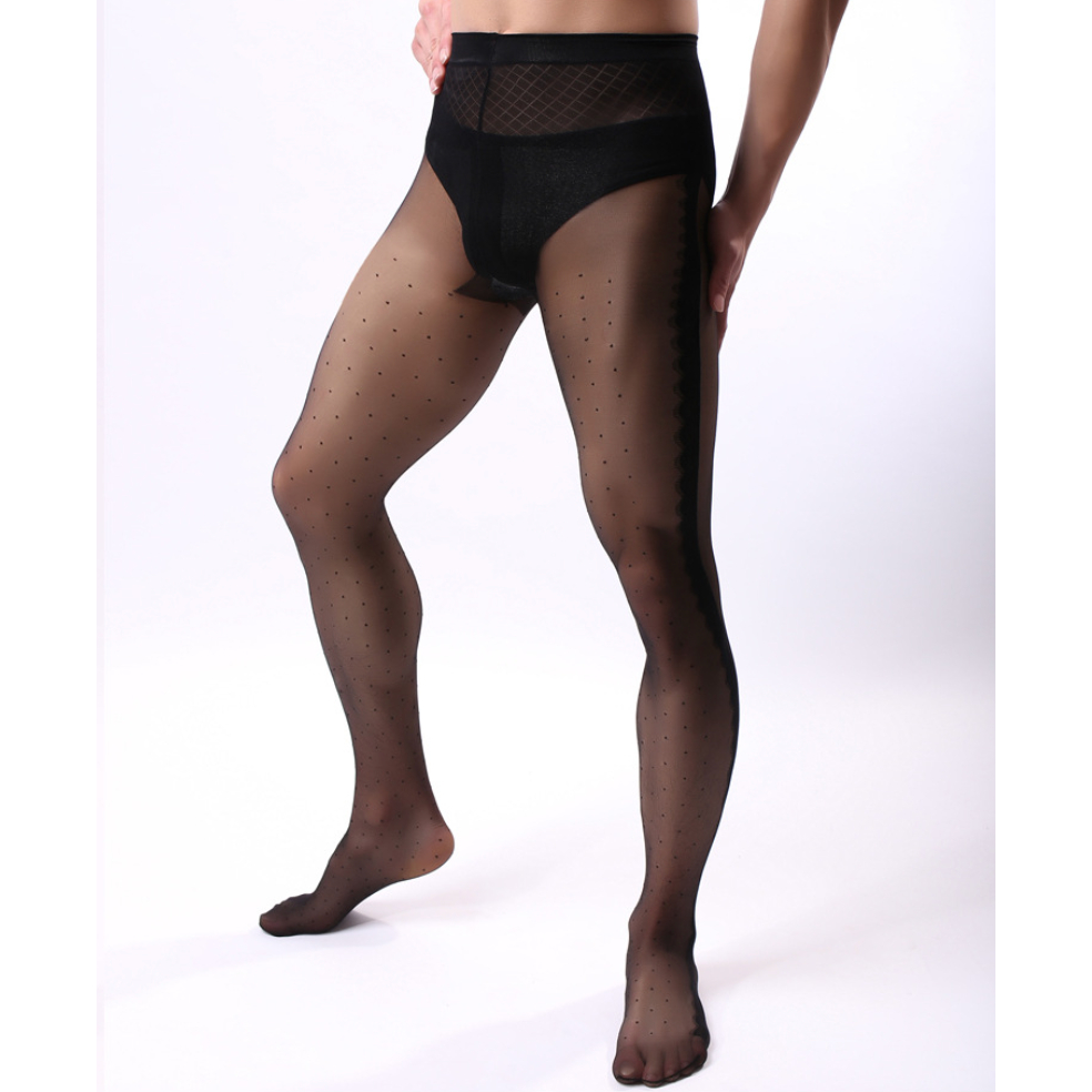 QT016_Quần Tất Nam Chấm Bi_Che Tên Sản Phẩm