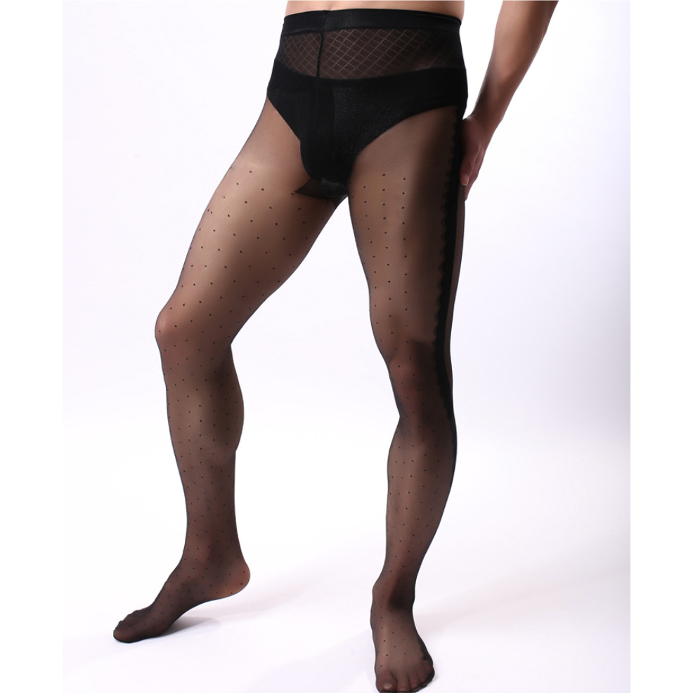 QT016_Quần Tất Nam Chấm Bi_Che Tên Sản Phẩm