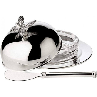 Khay đựng bơ Edzard Butterfly mạ bạc