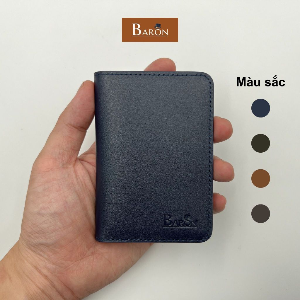 Ví Đựng Thẻ Mini Dáng Đứng Baron – V101 – Da bò cao cấp