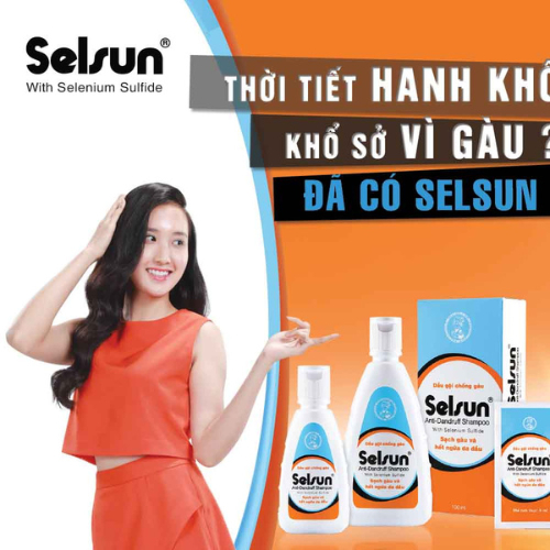 Selsun Gói Dầu Gội Giảm Gàu Sạch Nấm Selsun Anti - Dandruff Shampoo 5Ml
