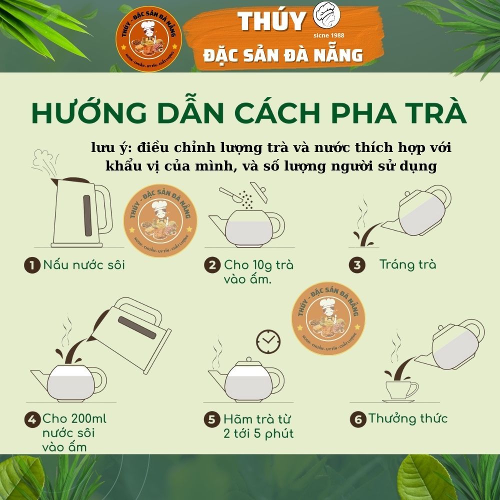 Trà Sâm Dứa Hoa Lài Thượng Hạng chính hiệu Thúy Đặc Sản Đà Nẵng