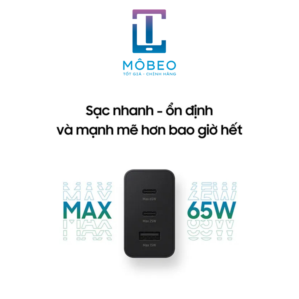 Củ sạc nhanh Samsung 65W - Chính Hãng - New Seal - EP-T6530N