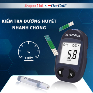 Máy Đo Đường Huyết On Call Plus Kèm Hộp 25 Que Thử Đường Huyết On Call