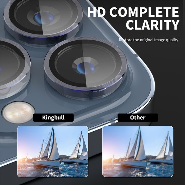LENS CAMERA MIPOW KINGBULL TITANSHIELD PROTECTOR I_PHONE 15 PRO/ 15 PROMAX BJ15B