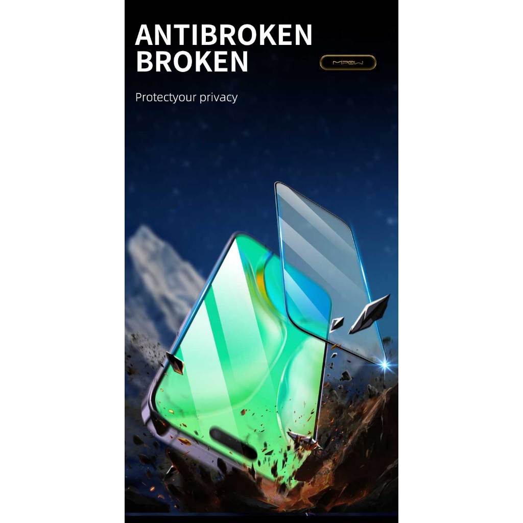 KÍNH CƯỜNG LỰC MIPOW KINGBULL I_PHONE 15 PRO MAX HD PREMIUM SILK PROTECTOR – BJ504-BK