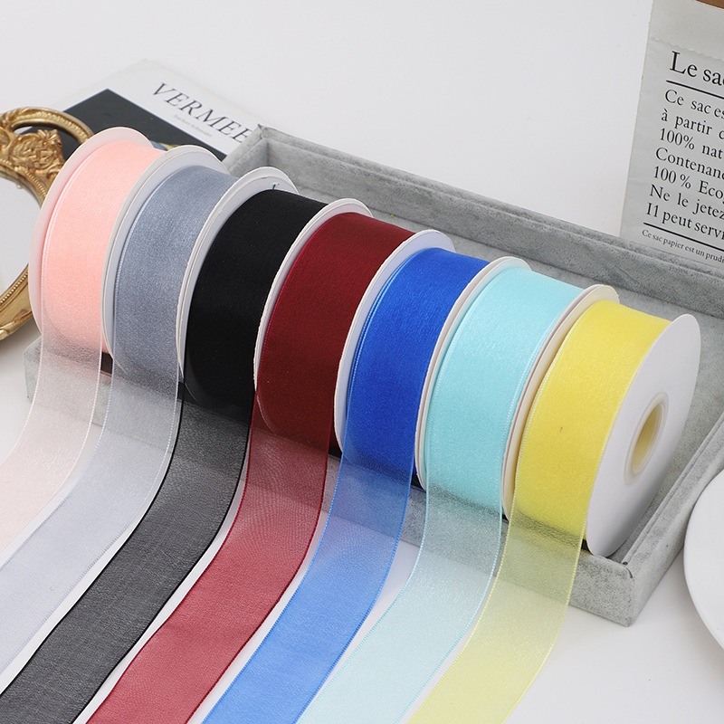 5 mét Ruybang/ ribbon voan - ruy băng ren