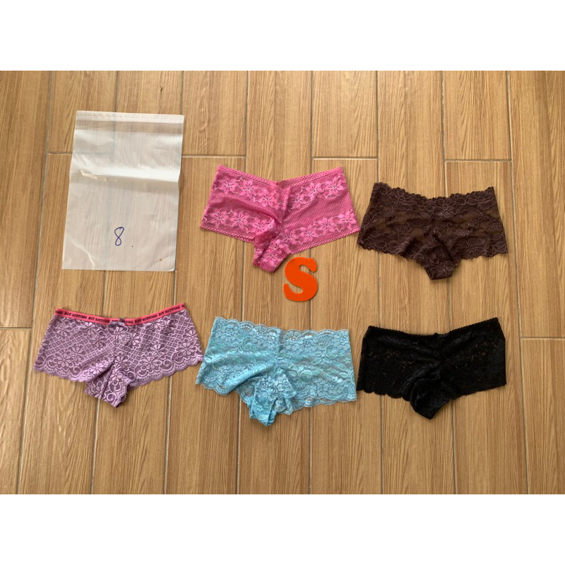 combo 5 quần lót ren boyshort size s