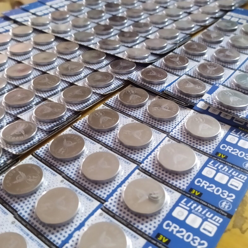 Vỉ 5 viên pin Cmos Lithium CR2032 3V loại tốt dùng cho máy tính Pc, laptop, thiết bị điện tử