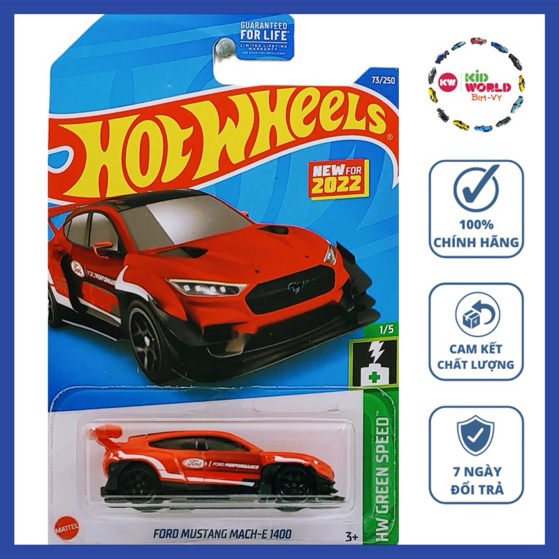 Xe mô hình Hot Wheels basic Ford Mustang Mach-E 1400 HCX38.