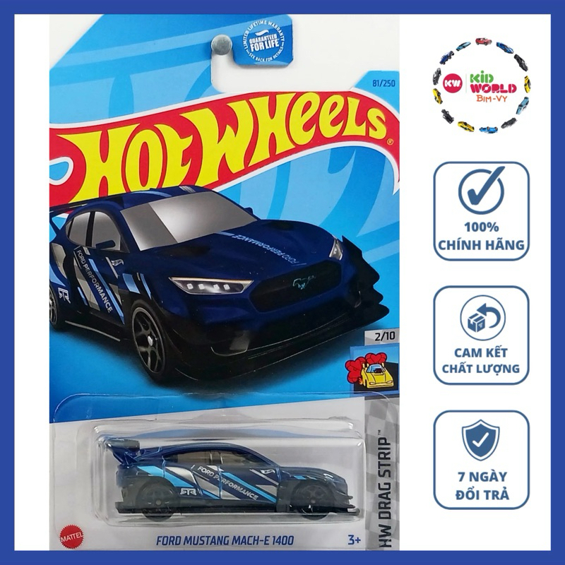 Xe mô hình Hot Wheels basic Ford Mustang Mach-E 1400 HKH29.