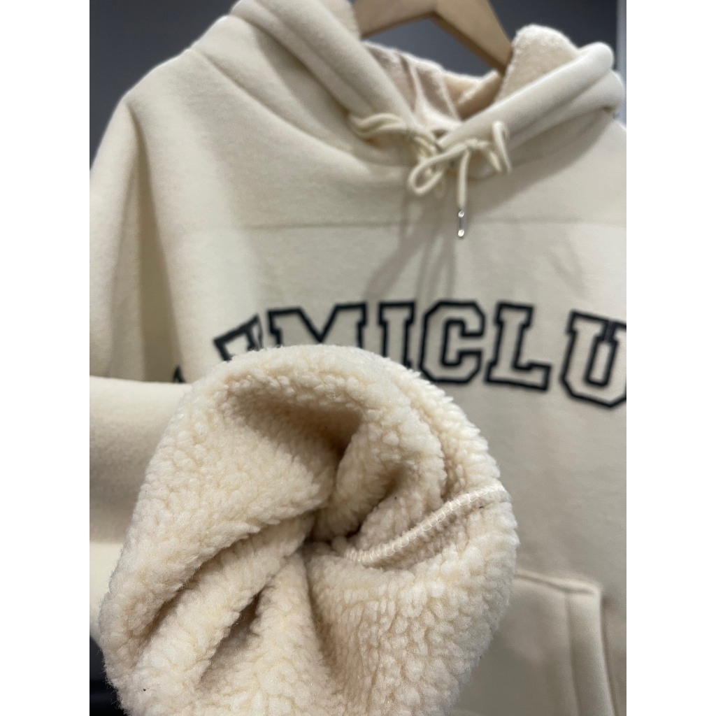ÁO HOODIE BABY LÔNG MÀU BE LUMICLUB ĐEN A658