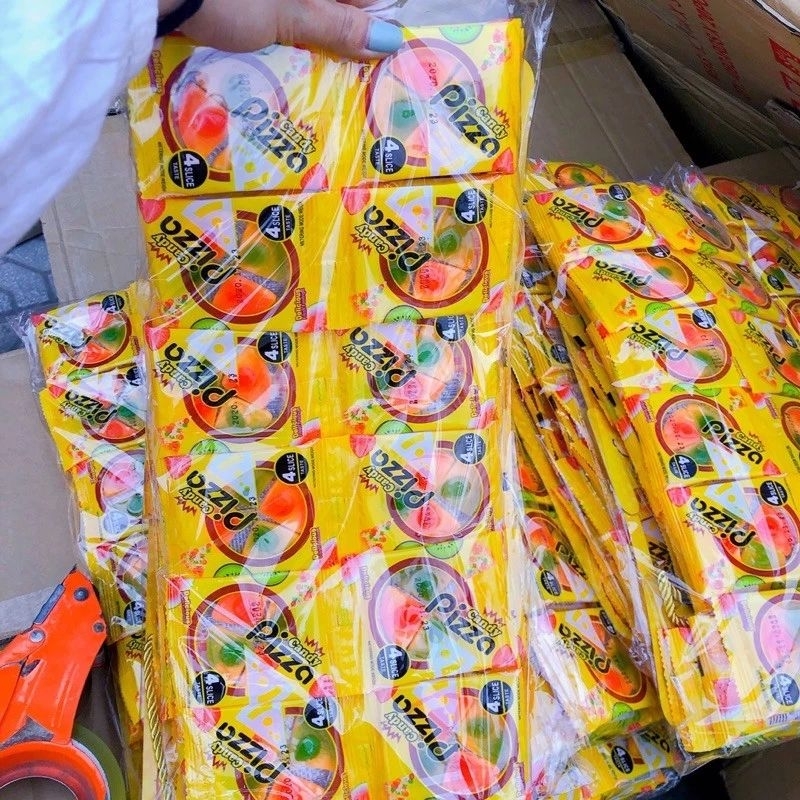 Sỉ Bịch 60 gói kẹo dẻo Pizza