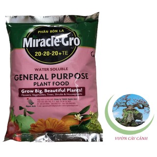Phân bón lá miracle-gro 20-20-20+te usa - mập cây, nuôi trái - #320a# 500g