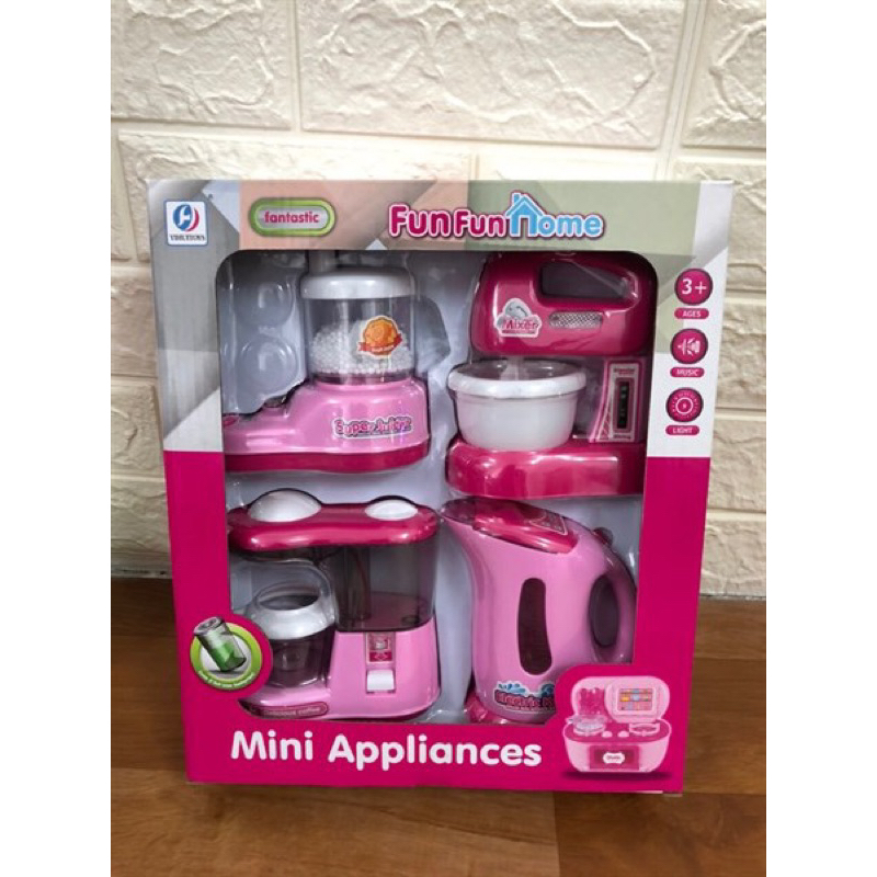 Đồ chơi gia dụng mini chạy pin cho bé (ảnh thật, sẵn)